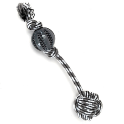 Nobleza virvė su kamuoliuku žaislas šunims, 37 cm