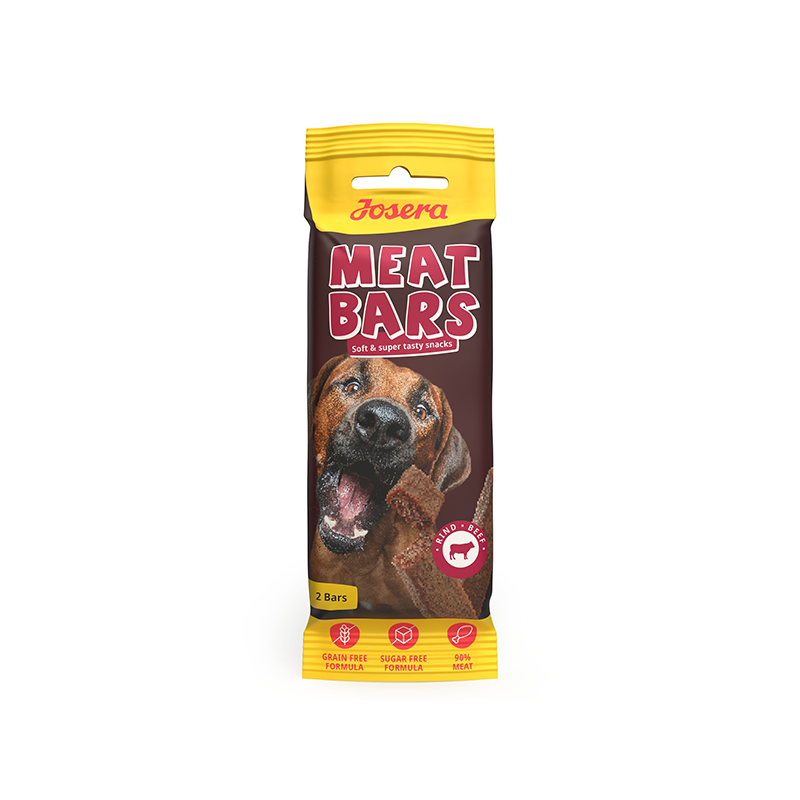 Josera Meat Bars Beef jautienos skanėstai šunims, 40 g