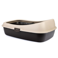 Happet Classic rudas tualetas katėms, 60,5x42x42 cm