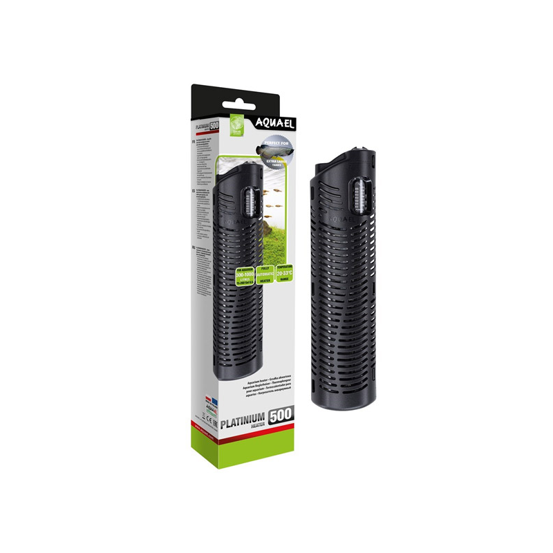 Aquael Platinum Glass Heater akvariumo šildytuvas 500 W