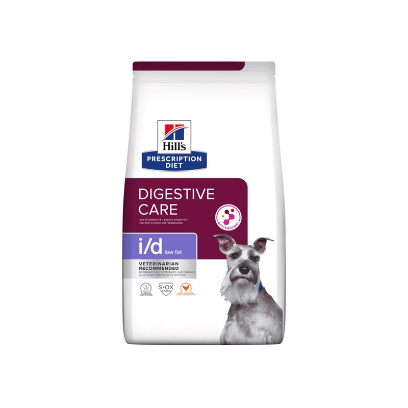 Hill's i/d Digestive Care Low Fat sausas maistas šunims, 1,5 kg