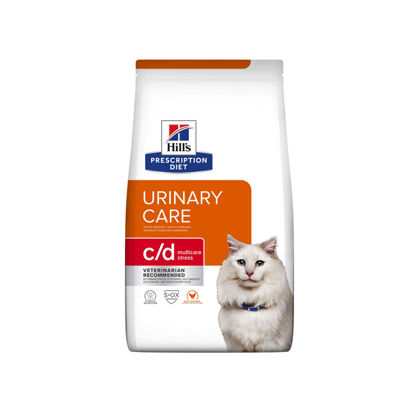 Hill's c/d Urinary Care Multi Stress sausas maistas katėms, 1,5 kg