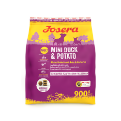 Josera Mini Duck&Potato sausas maistas šunims, 900 g