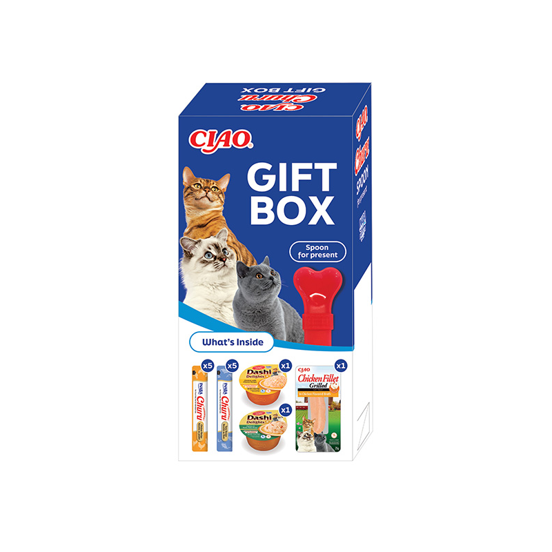Ciao Gift Box kreminiai skanėstai dovanų rinkinys katėms