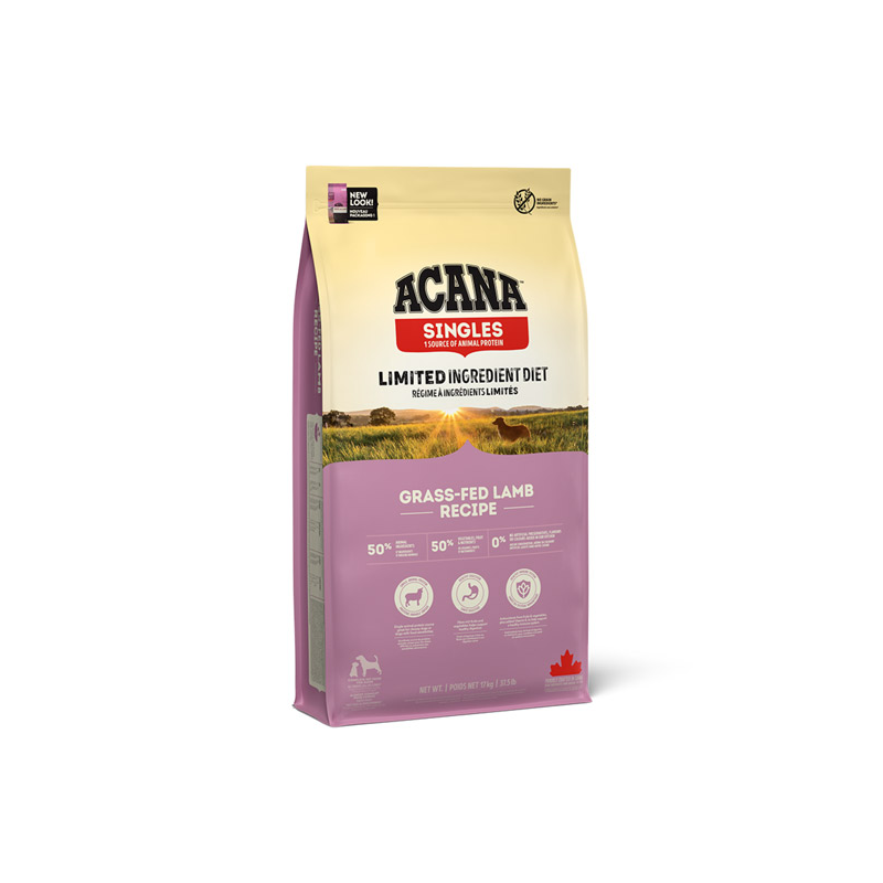 Acana Grass-Fed Lamb sausas maistas šunims, 11,4 kg