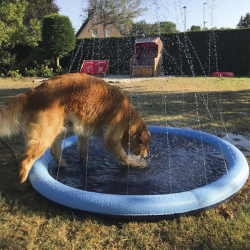 Nobby raudonas baseinas šunims, 100 cm