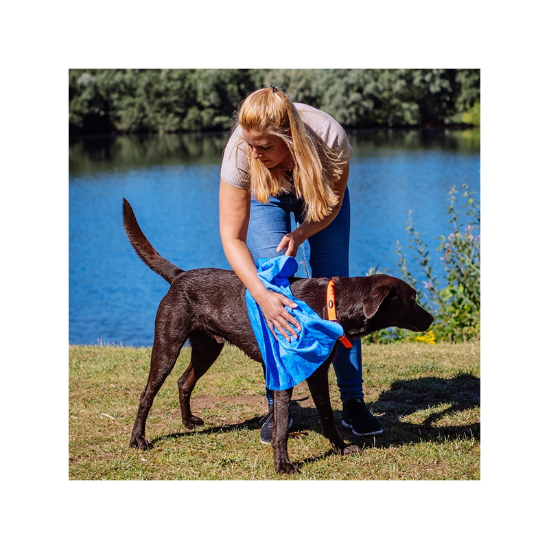 Nobby geltonas rankšluostis augintiniui su dėklu, 66x43 cm