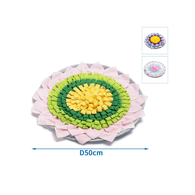 Nobleza lotuso žiedas–uostymo kilimėlis šunims ir katėms, 50 cm