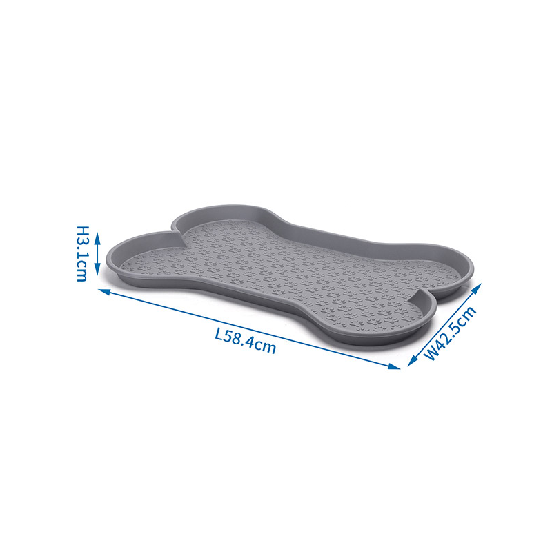 Nobleza kaulo formos dubenėlių padėklas šunims, 58,4x42,5x3,1 cm