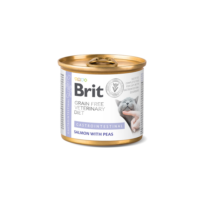 Brit Grain Free Veterinary Diets Gastrointestinal konservai katėms, 200 g