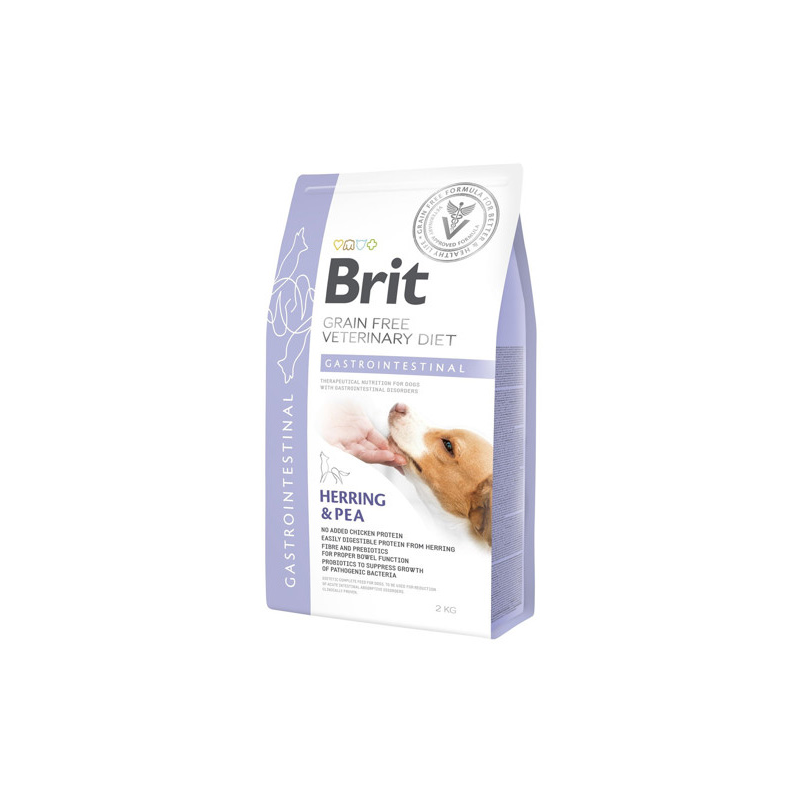 Brit Grain Free Veterinary Diets Gastrointestinal sausas maistas šunims, 2 kg
