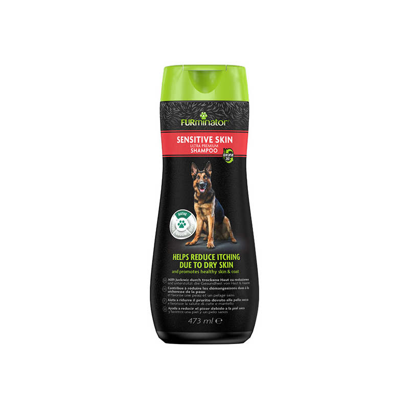FURminator Sensitive Skin šampūnas šunims, 473ml