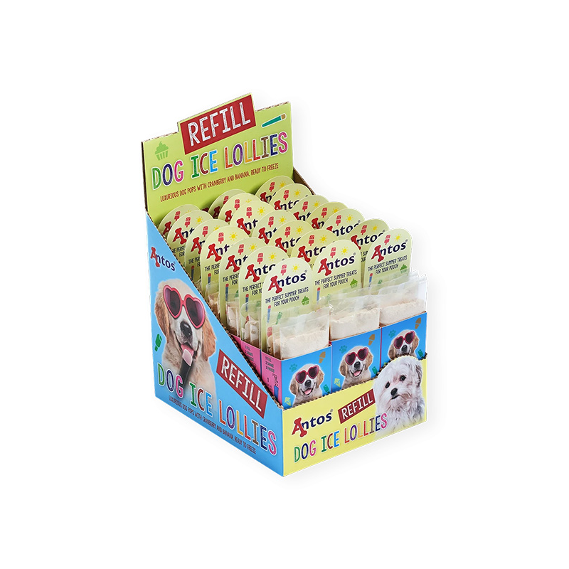 Antos Ice Lollies Refill ledų šunims papildymas, 3 vnt.