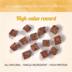 Antos Wild šaltyje džiovinti jaučio plaučių skanėstai šunims, 80 g