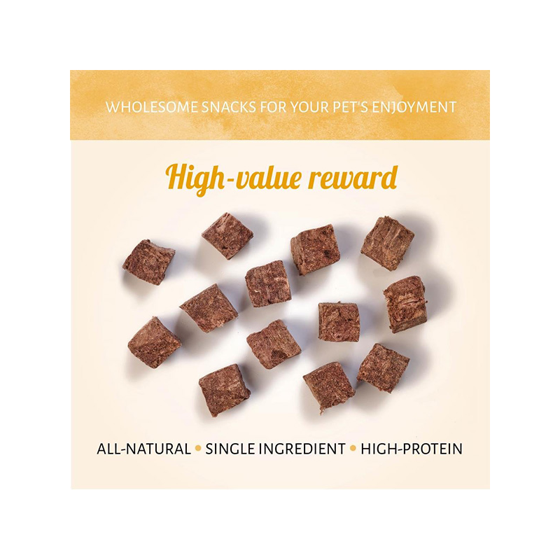 Antos Wild šaltyje džiovinti jaučio plaučių skanėstai šunims, 80 g