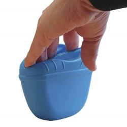 Nobby pilkas, silikoninis skanėstų dėklas, 12,5x4x10,5 cm