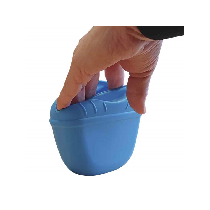 Nobby pilkas, silikoninis skanėstų dėklas, 12,5x4x10,5 cm