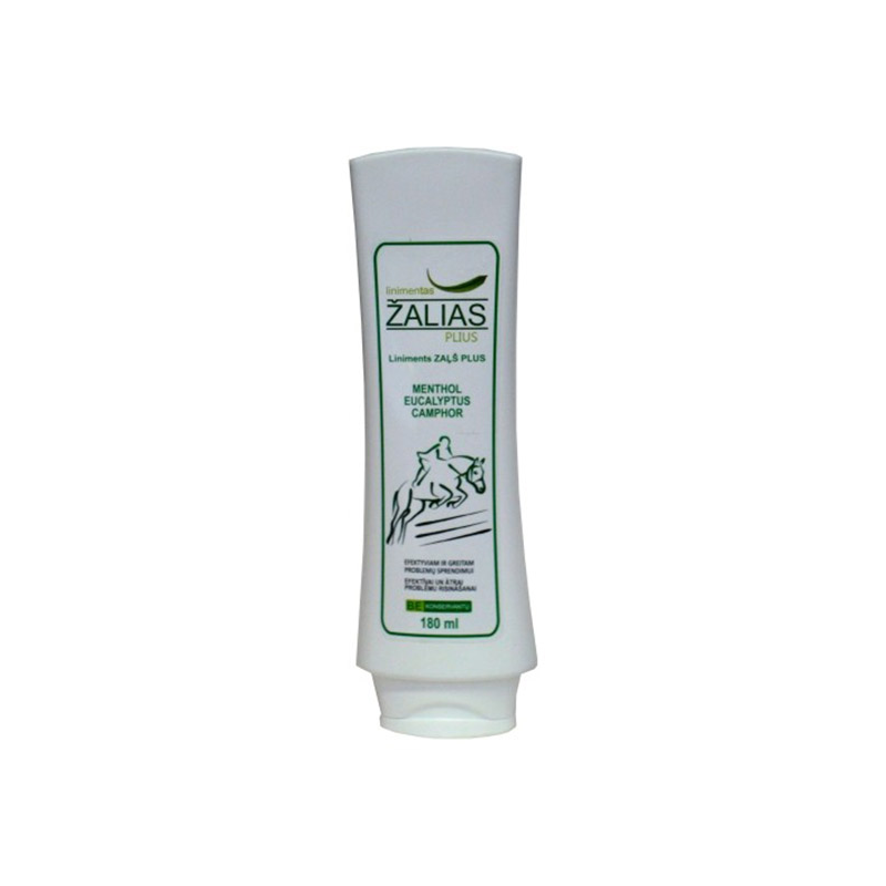 Žalias Plius linimentinis tepalas šunims, katėms, galvijams, žirgams, kiaulėms, 180 ml