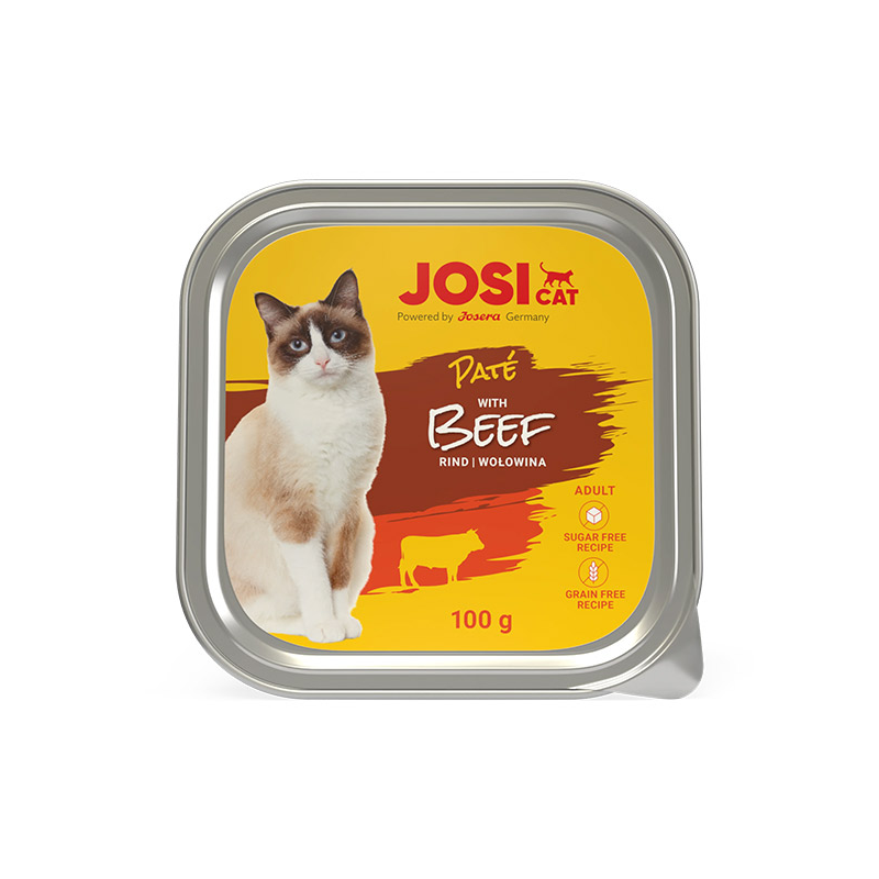 JosiCat Pate jautienos paštetas katėms, 100 g