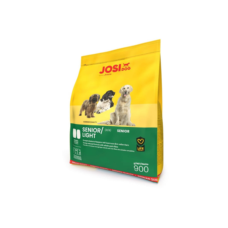 JosiDog Senior Light sausas maistas senyviems šunims, 900 g