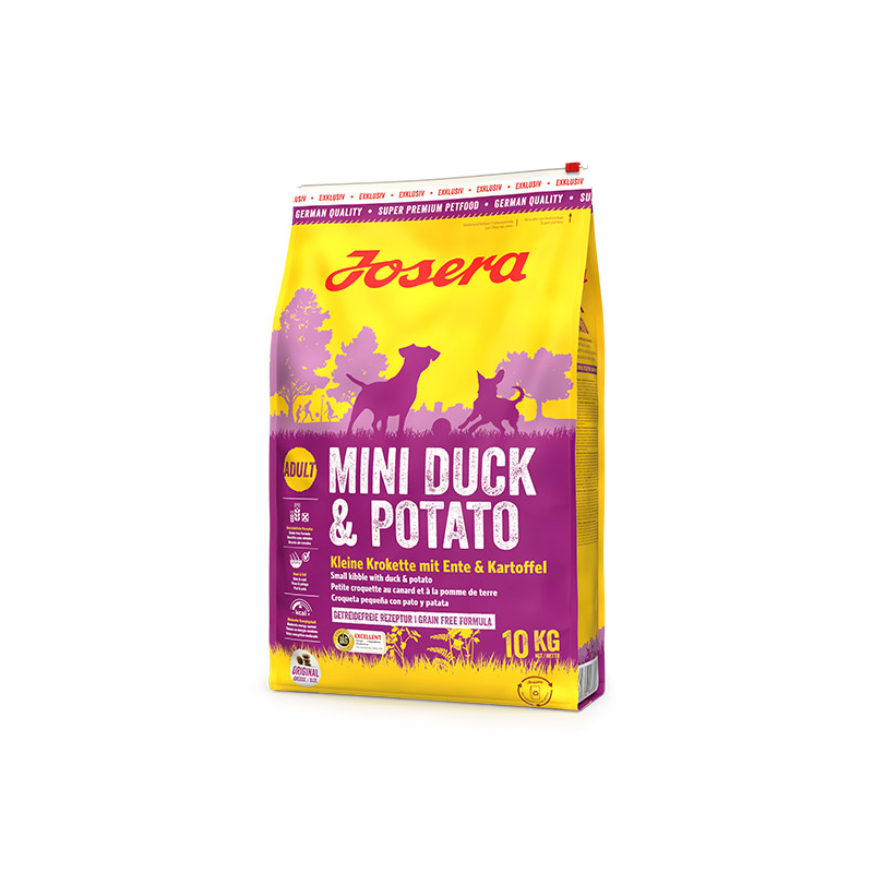 Josera Mini Duck&Potato sausas maistas šunims, 10 kg