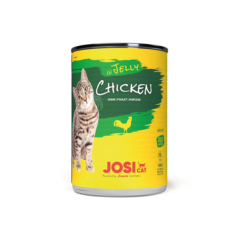 JosiCat Chicken in Jelly konservai katėms su vištiena drebučiuose, 400 g