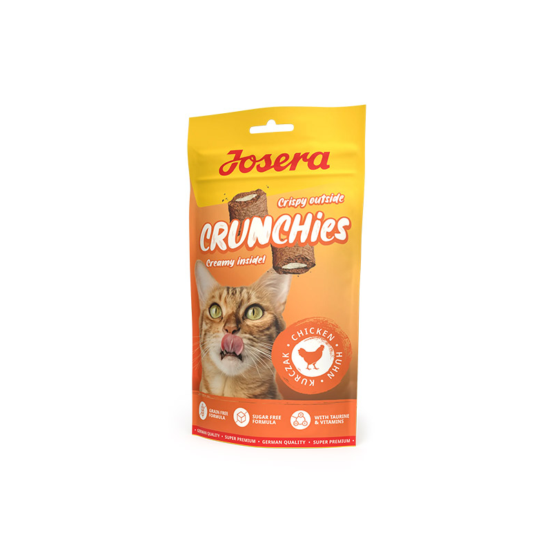 Josera Crunchies Chicken vištienos skanėstai katėms, 60 g