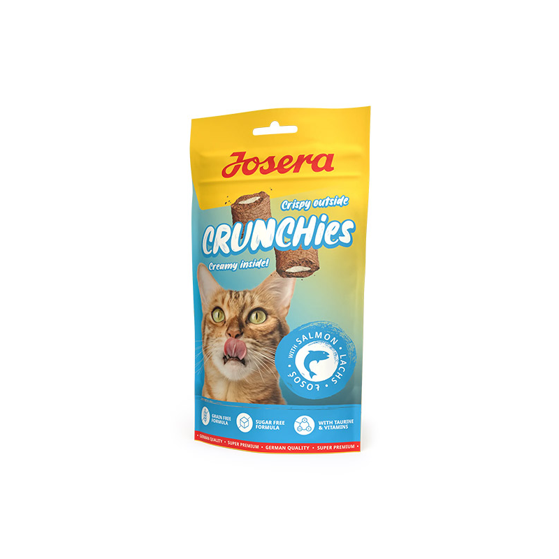 Josera Crunchies Salmon lašišos skanėstai katėms, 60 g