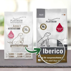 Platinum Adult sausas šunų maistas su Iberijos kiauliena, 1,5 kg
