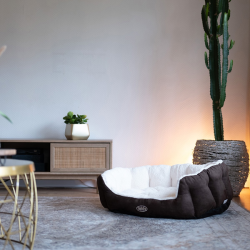 Nobby Taika rudas guolis šunims ir katėms, 55x50x21 cm