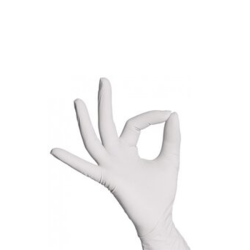 MediQuest lateksinės pirštinės be pudros, S, 100 vnt.