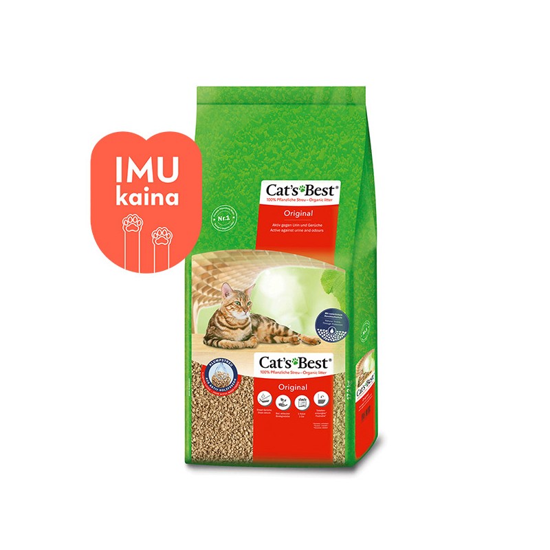 Cat’s Best Original kraikas katėms, 40 l