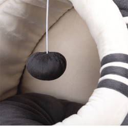 Nobleza namelis-guolis su ausytėmis katėms, 38x38x35 cm