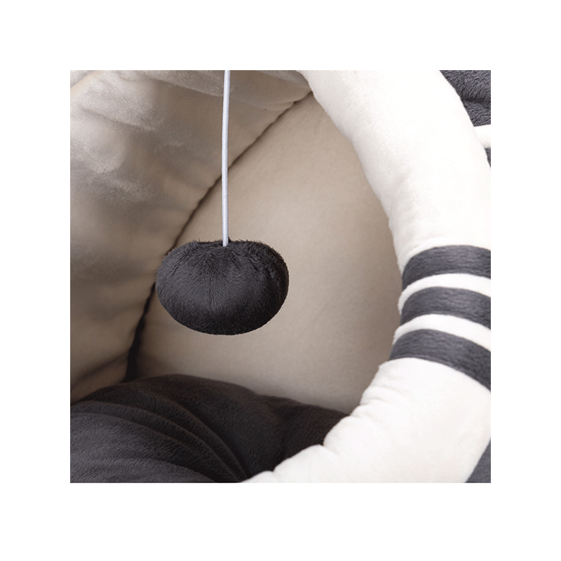 Nobleza namelis-guolis su ausytėmis katėms, 38x38x35 cm