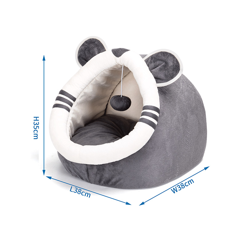 Nobleza namelis-guolis su ausytėmis katėms, 38x38x35 cm