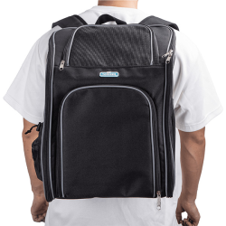 Nobleza juoda kuprinė šunims ir katėms, 32x30x42 cm