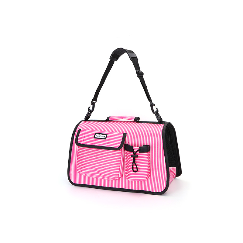 Nobleza rožinis kelioninis krepšys katėms, 45x26x20 cm