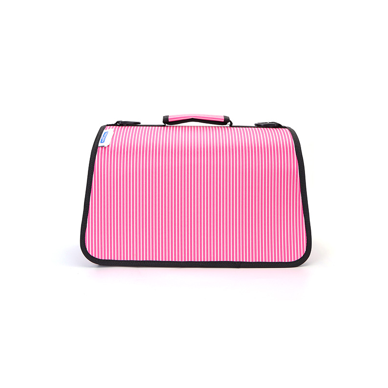 Nobleza rožinis kelioninis krepšys katėms, 45x26x20 cm