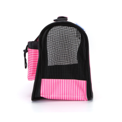 Nobleza rožinis kelioninis krepšys katėms, 45x26x20 cm