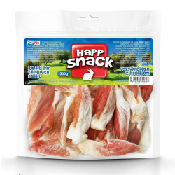 Happet triušio ausys su triušiena skanėstas šunims, 500 g