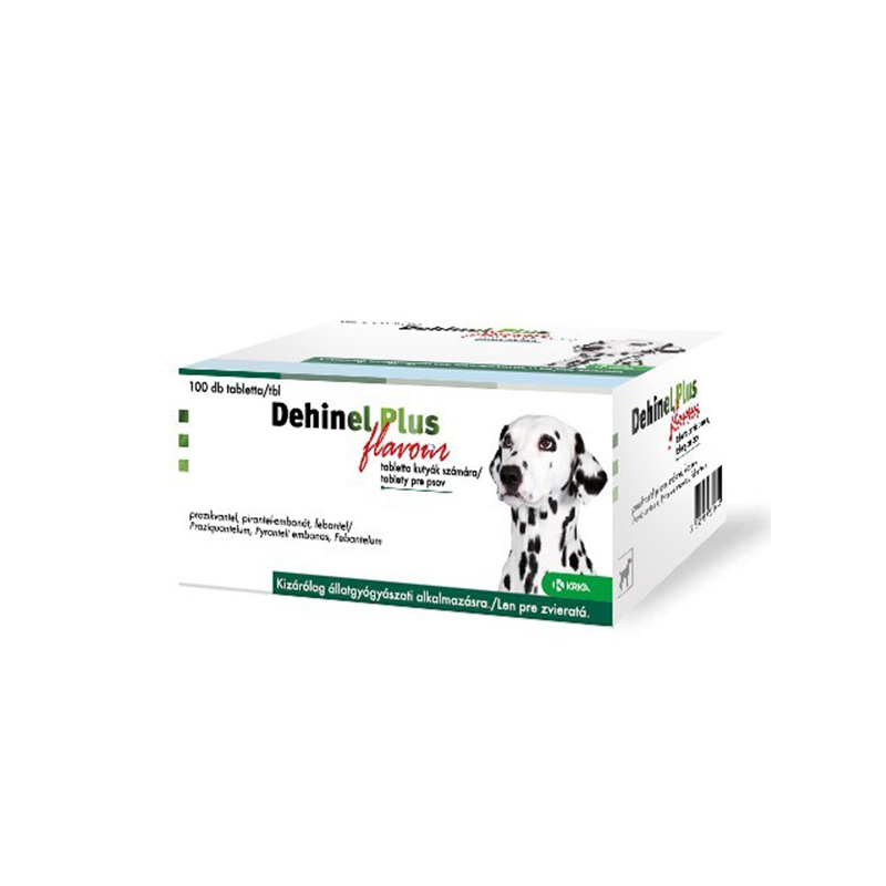 Dehinel Plus Flavour tabletė nuo kirminų šunims, 2 tabl.
