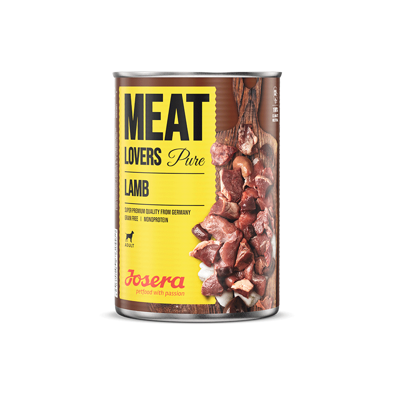 Josera Meat Lovers konservai šunims su ėriena, 800 g