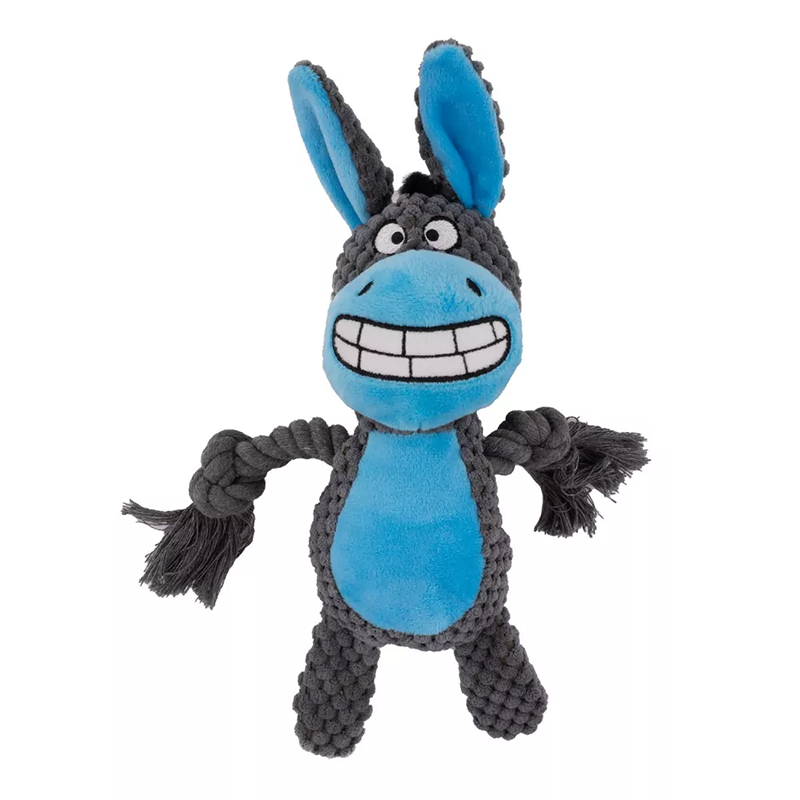 Hap asilas su virvėmis žaislas šunims, 24 cm