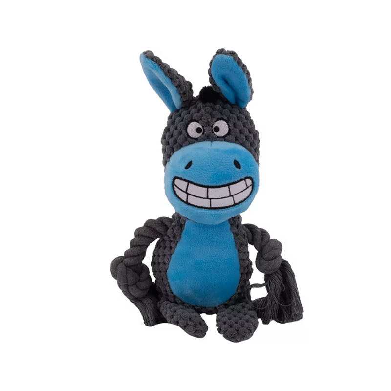 Hap asilas su virvėmis žaislas šunims, 24 cm