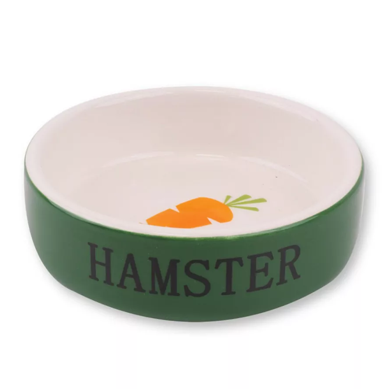 Hap keraminis žalias dubenėlis graužikams, 70 ml