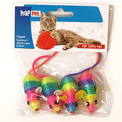 Happet pelytės žaislas katėms, 4 vnt.
