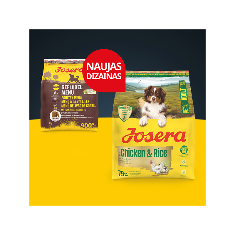 Josera A/S Chicken&Rice sausas maistas šunims, 12,5 kg
