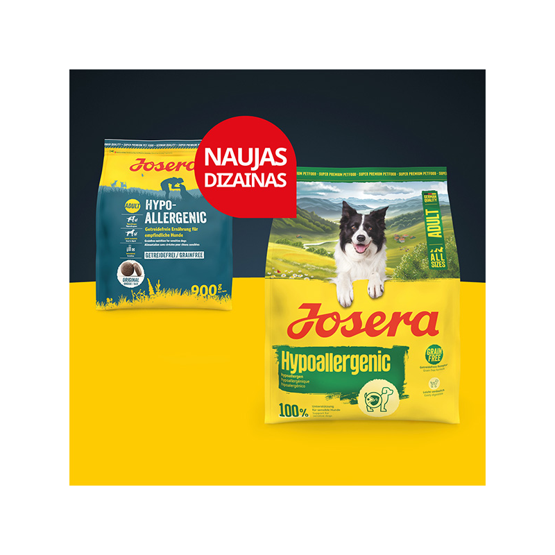 Josera Hypoallergenic sausas maistas šunims, 900 g