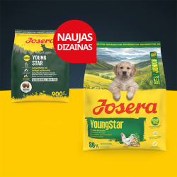 Josera YoungStar sausas maistas šunims, 900 g