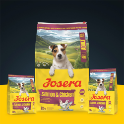 Josera Mini Salmon&Chicken sausas maistas šunims, 900 g
